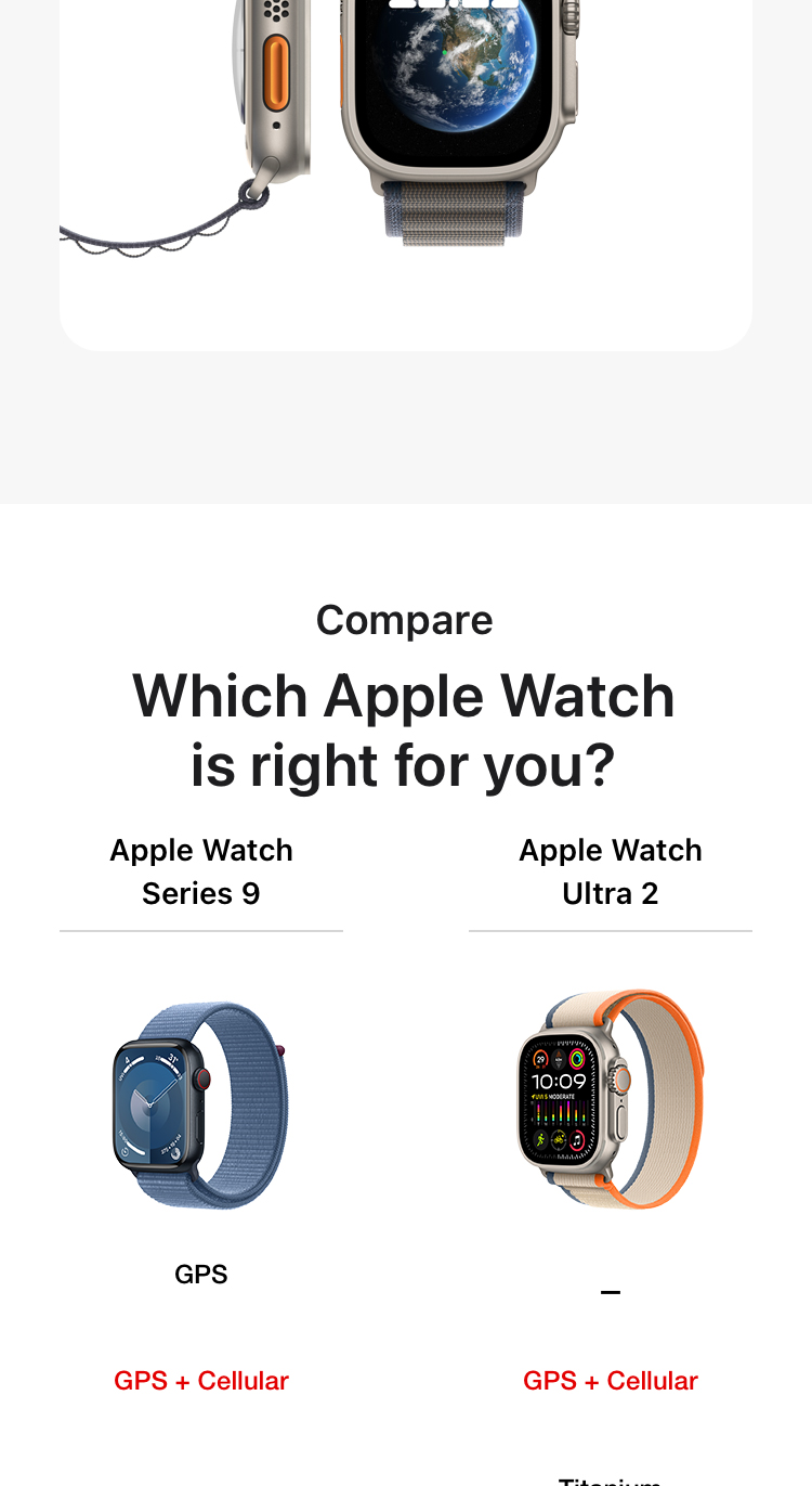 Apple Watch Ultra 2 (GPS + cellulare) 49 mm con Trail Loop