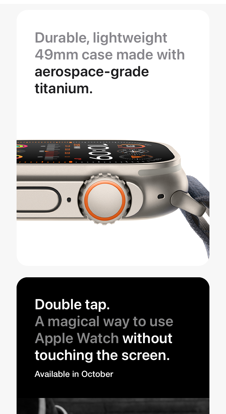 Apple Watch Ultra 2 (GPS + cellulare) 49 mm con Trail Loop