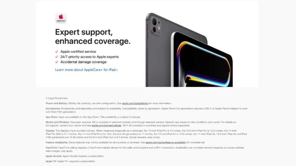 Apple 13-Zoll-iPad Pro WiFi mit Standardglas (M4, 2024)