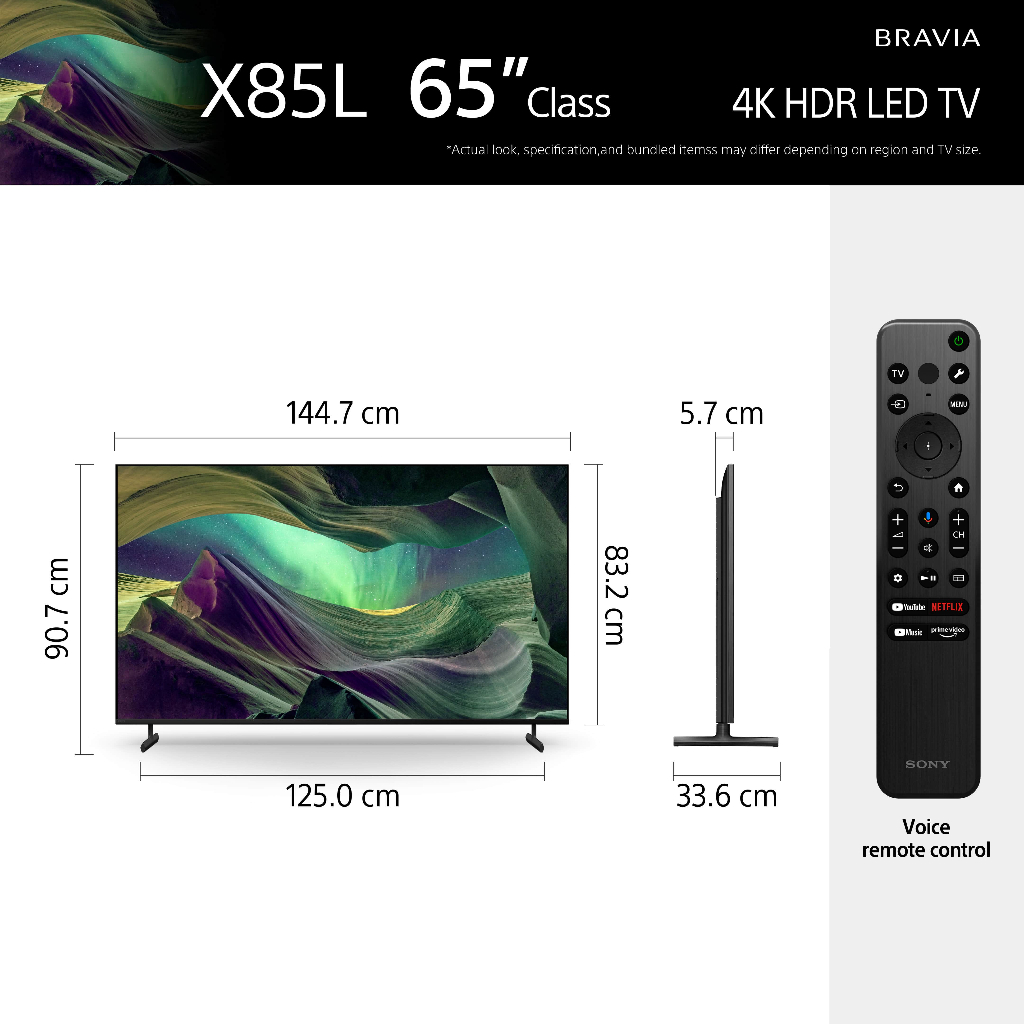 Sony Singapore 65"X85L | 4K Full Array LED TV | BRAVIA | 65X85L | Google TV | 3 Years Warranty · v2