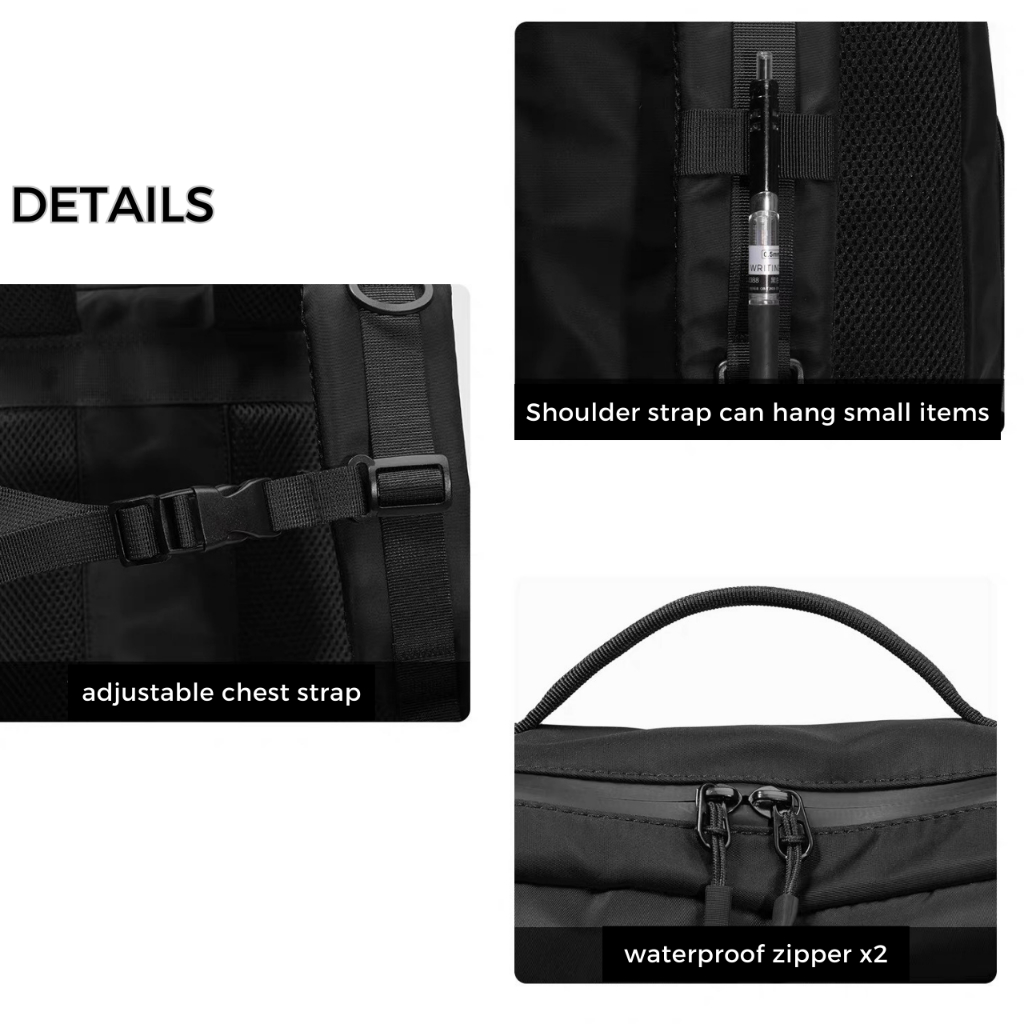 "SG SELLER" TheBagPlaceSG High Quality Many Compartment Backpack able to fit 16inch Laptop Waterproof Travel Bag "Ready" · v2