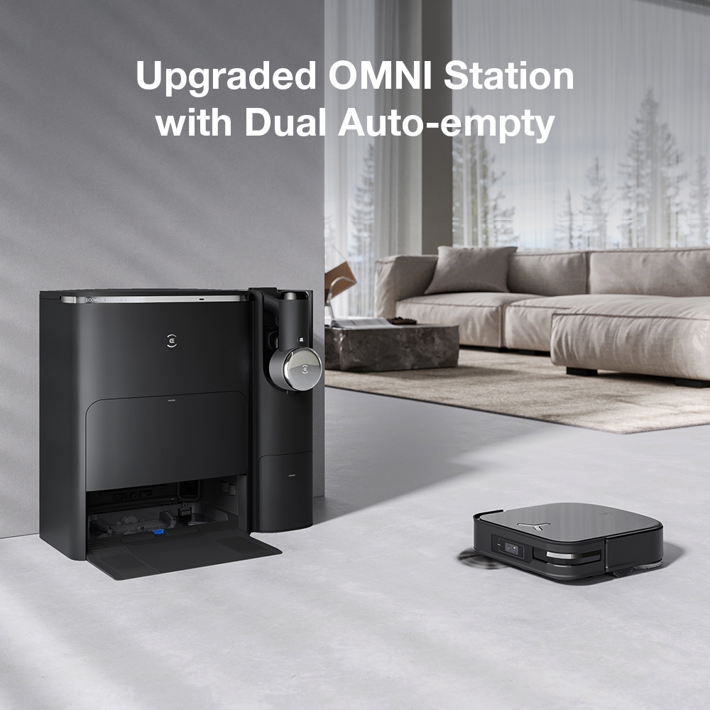 [2024] ECOVACS DEEBOT X2 COMBO | Doppelte automatische Entleerung | Roboter-Staubsauger 8700 Pa | Drahtloser Handstaubsauger 15000 Pa