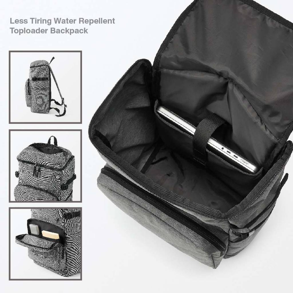 MUJI Less Tiring Water Repellent Toploader Backpack · v3