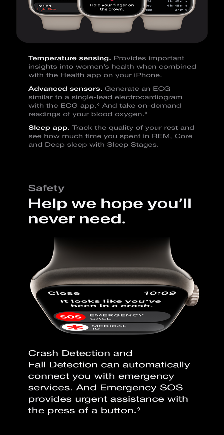 Apple Watch Series 8 (GPS + Cellular) mit Aluminiumgehäuse