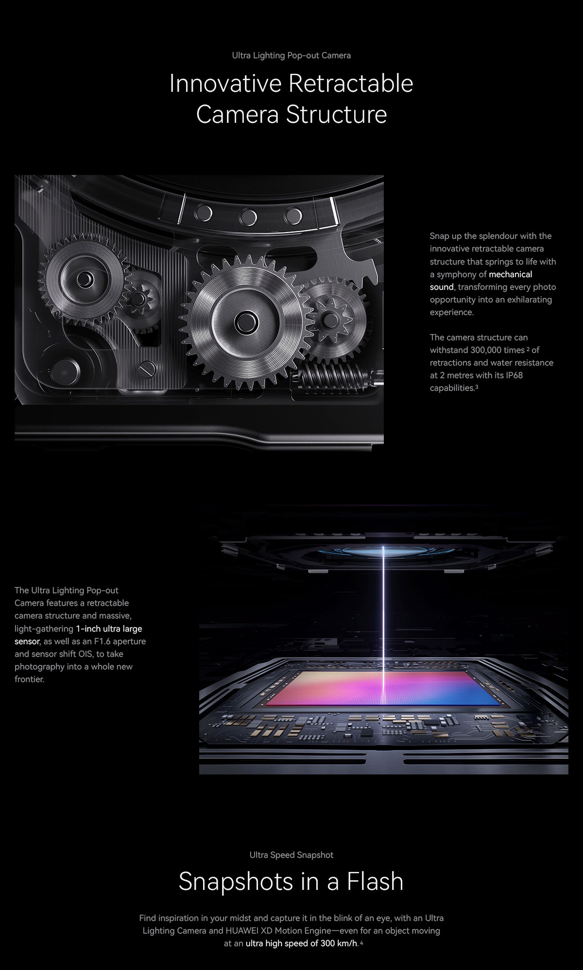 [Vorbestellung am 2. Mai] HUAWEI Pura70 Ultra | Extrem helle Pop-out-Kamera | Sternenmuster-Design | Ultra-Speed-Schnappschuss