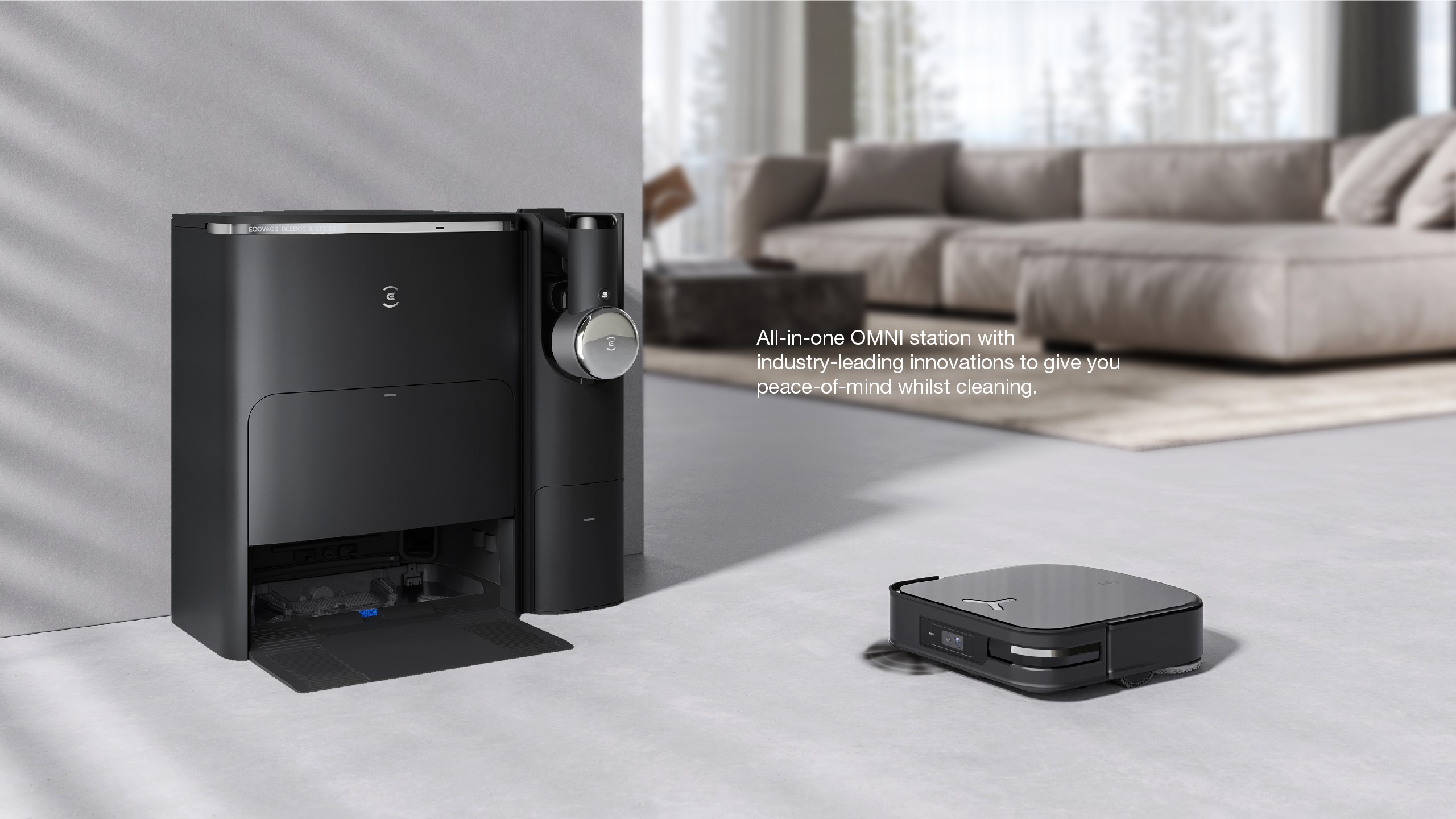 [2024] ECOVACS DEEBOT X2 COMBO | Doppelte automatische Entleerung | Roboter-Staubsauger 8700 Pa | Drahtloser Handstaubsauger 15000 Pa