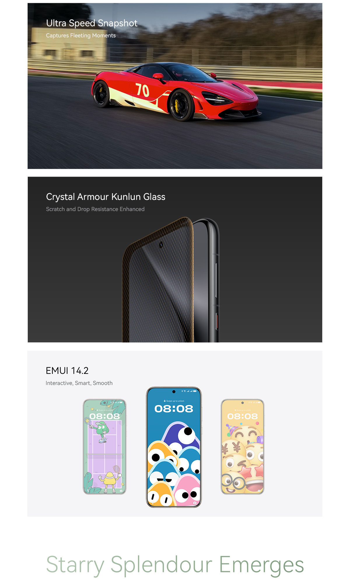 [Vorbestellung am 2. Mai] HUAWEI Pura70 Ultra | Extrem helle Pop-out-Kamera | Sternenmuster-Design | Ultra-Speed-Schnappschuss