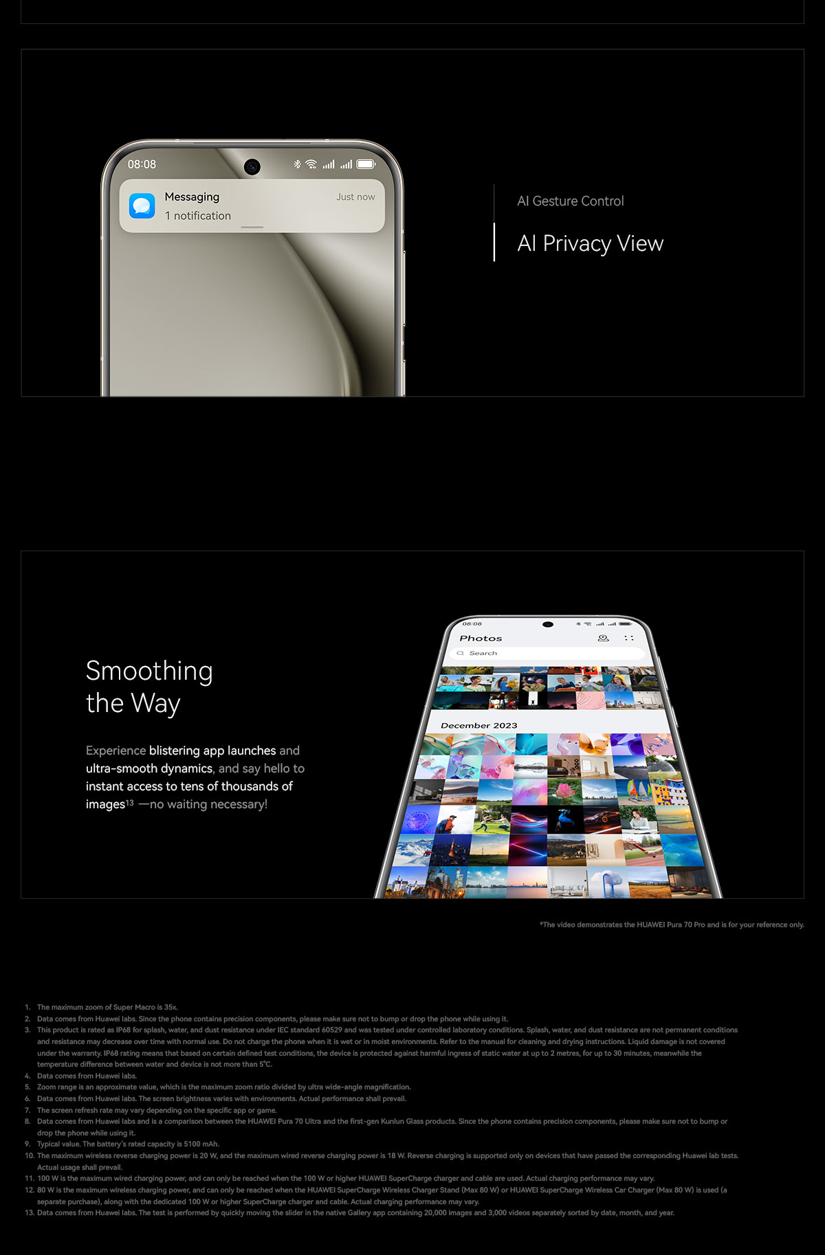 [Vorbestellung am 2. Mai] HUAWEI Pura70 Ultra | Extrem helle Pop-out-Kamera | Sternenmuster-Design | Ultra-Speed-Schnappschuss