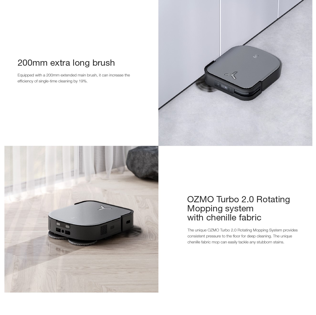 [2024] ECOVACS DEEBOT X2 COMBO | Doppelte automatische Entleerung | Roboter-Staubsauger 8700 Pa | Drahtloser Handstaubsauger 15000 Pa